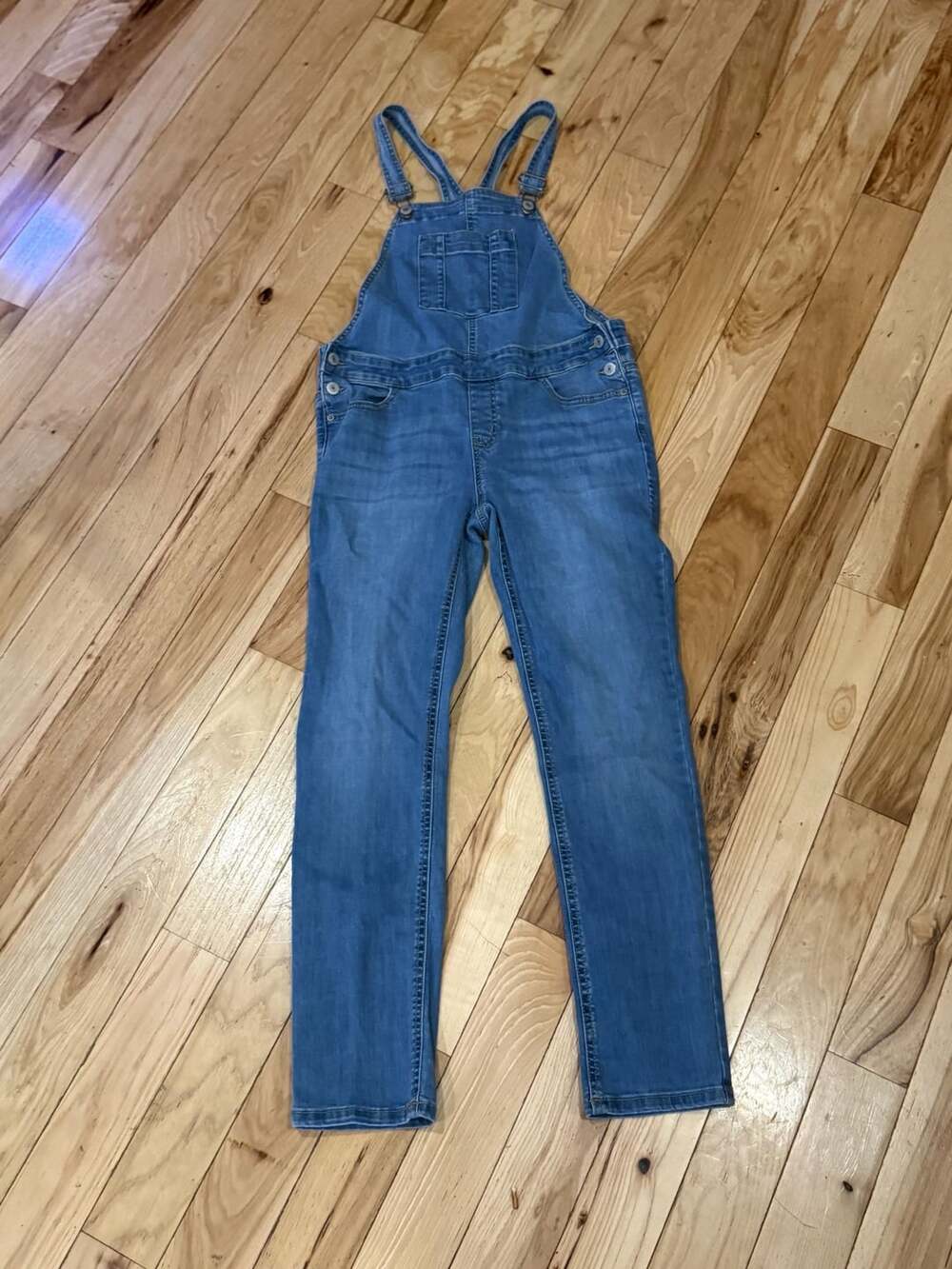 Thereabouts Girls Denim Overalls Size 14.5 Plus